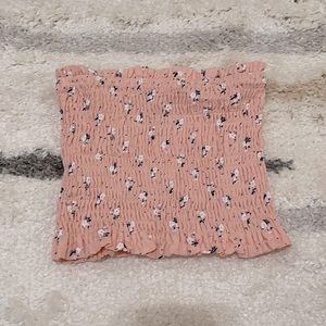 Floral tube top